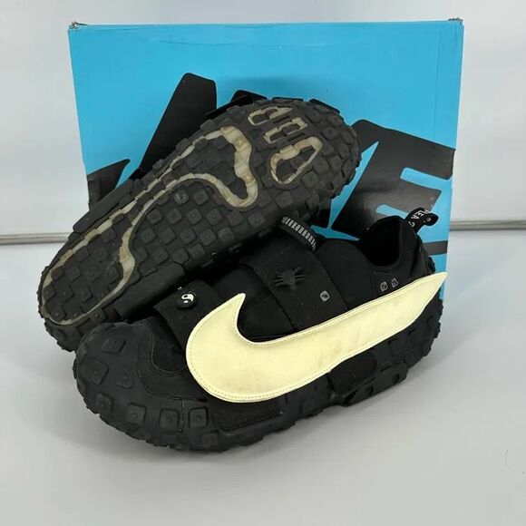 Size 11.5 - CPFM x Nike Air Flea 2 Black Alabaster DV7164-001 USED MISSING PINS - Picture 2 of 12